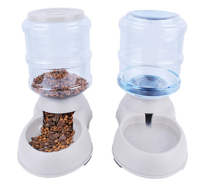 automatic fountains and feeders can make mealtime even easier for pet parents.