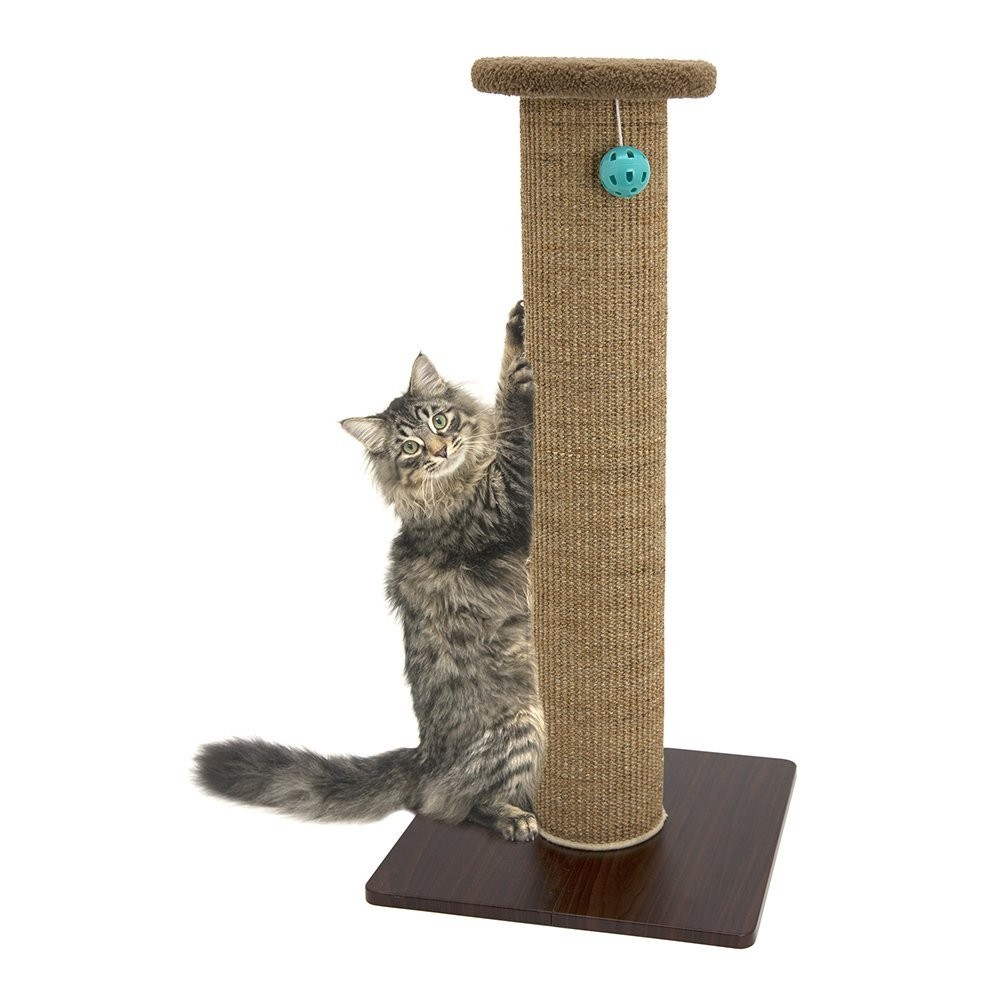 Woven Sisal Carpet Fleece Bed Cat Tree Scratching Post