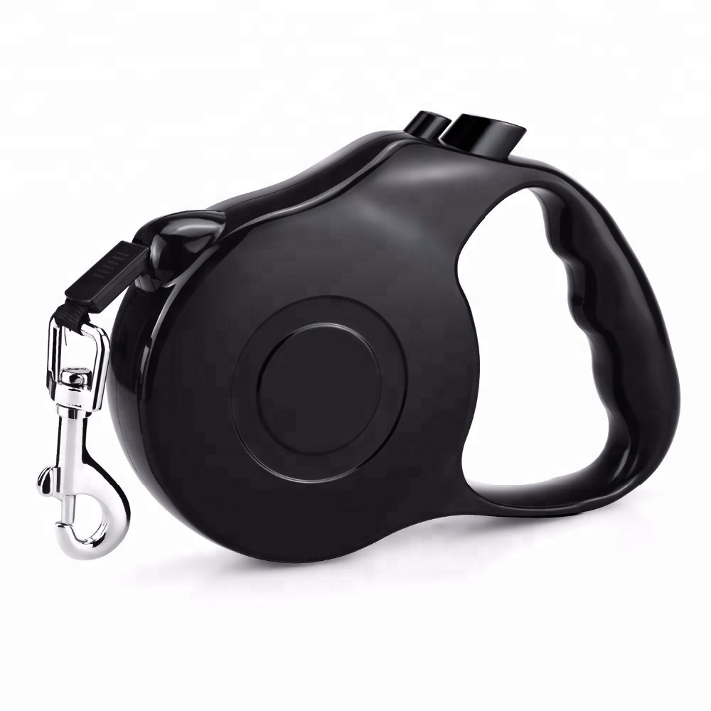 Automatic retractable dog leash 16.5ft long dog walking leash with break and lock button