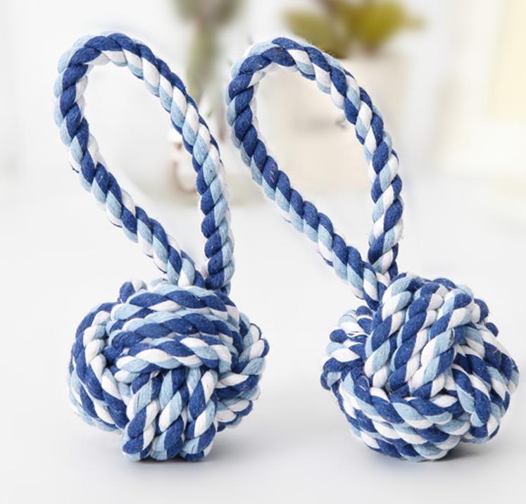 New design Soft cotton rope dog toy ball wholesale pet toy