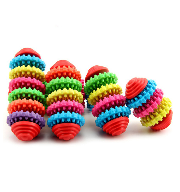 Dog seriated Teeth Cleaning TPR Durable Dogs Toys