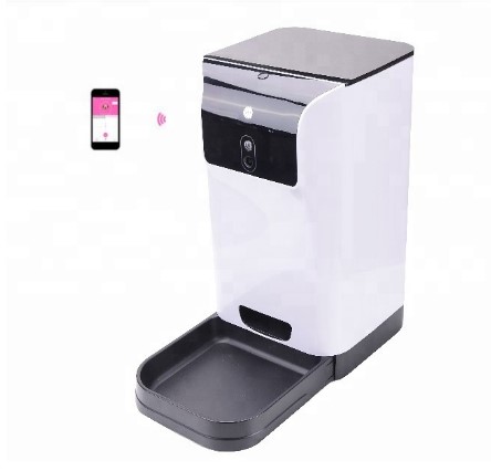 WiFi Connect Cell Phone APP  Control Dog Cat Smart Automatic Pet Feeder with Camera 