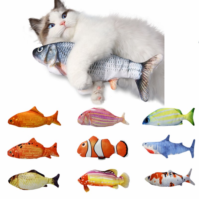 Usb Electric Moving Flippity Catnip Dancing Fish Cat Toy Cat Flapping Kicker Electric Simulation Interactive Fish Toy for Cat