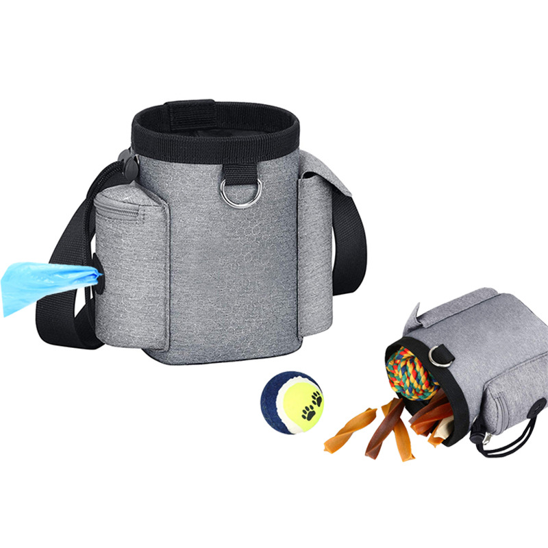 Animal Walking Snack Container Dog Treat Bag Puppy dog training treat pouch with Clip Waist Belt Small Pet Holder