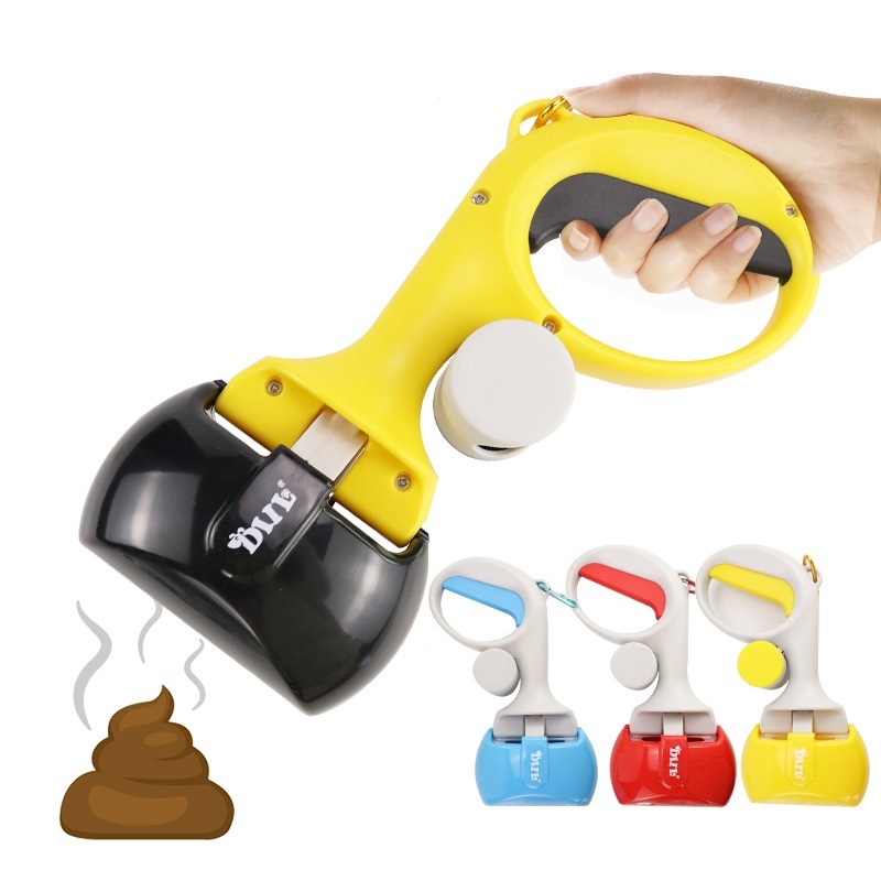 Portable Dog Poop Picker Scooper Outdoor Cleaning Tool Pooper Scooper Dog Buddy Pooper With Bag For Dogs And Pet