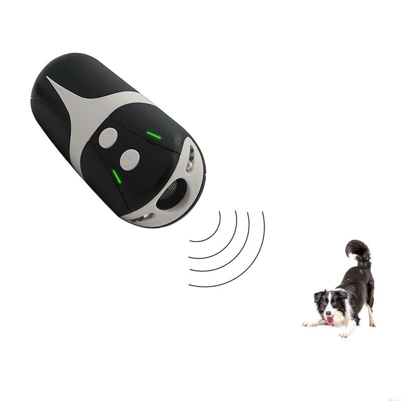 Handheld Dog Repellent Ultrasonic Infrared Dog Deterrent Anti Barking Device Dog Bark Control