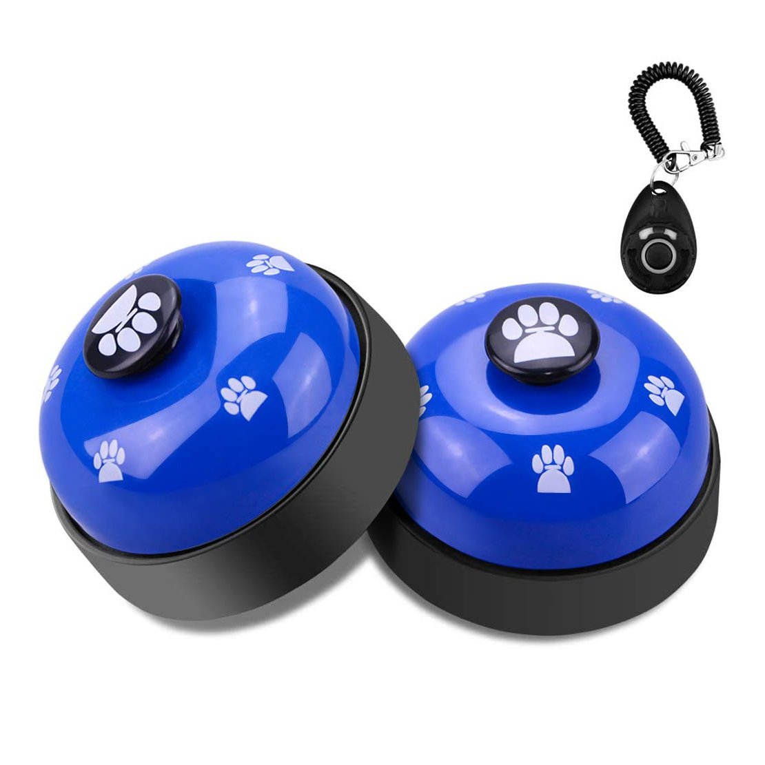 Non-Skid Rubber Base Dog Cat Door Bell Multi-color optional pet bell training bell