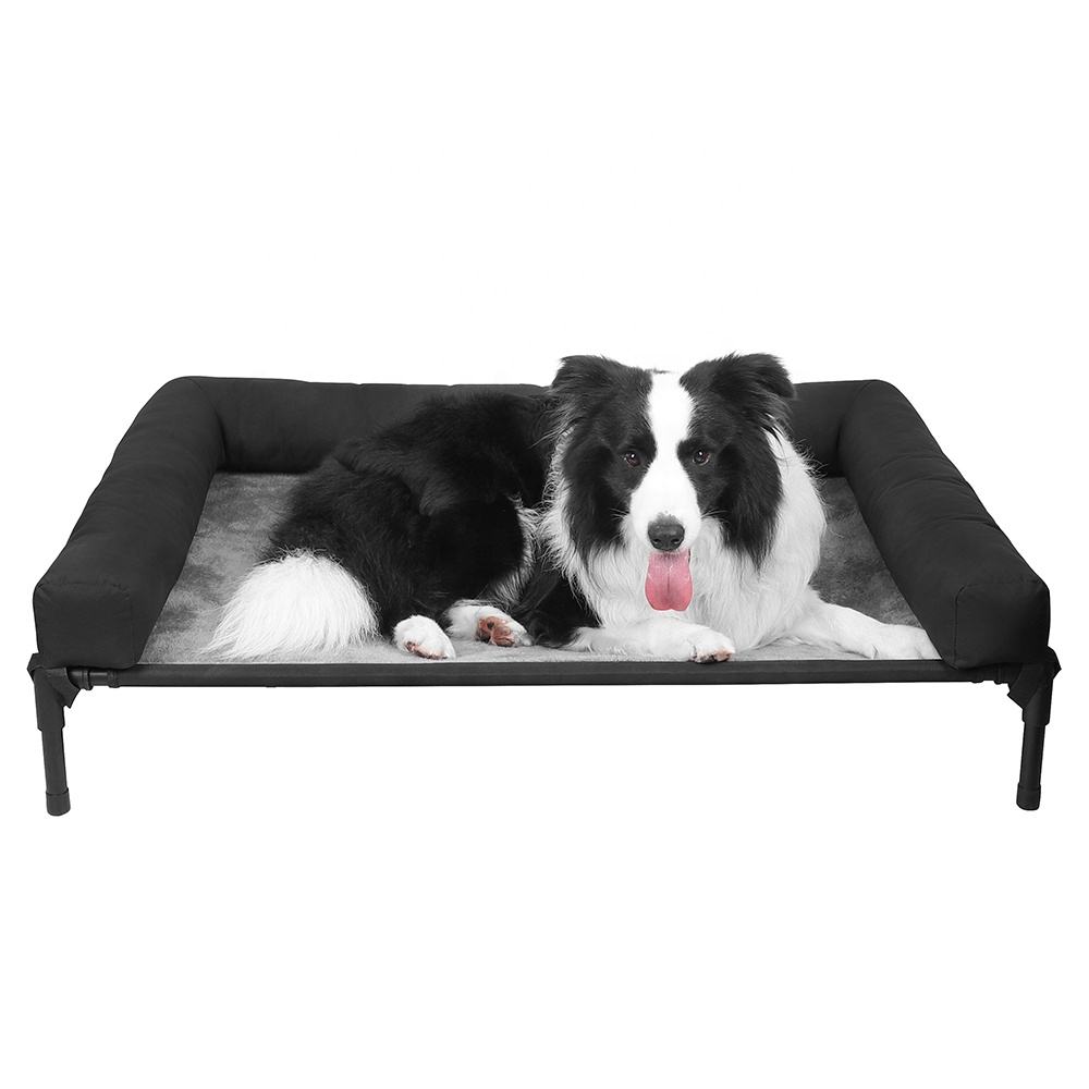 2021 New Manufacture Pet Furniture Washable Large Sofa Dog Luxury Rest Sleep Orthopedic Elevated Pet Bed