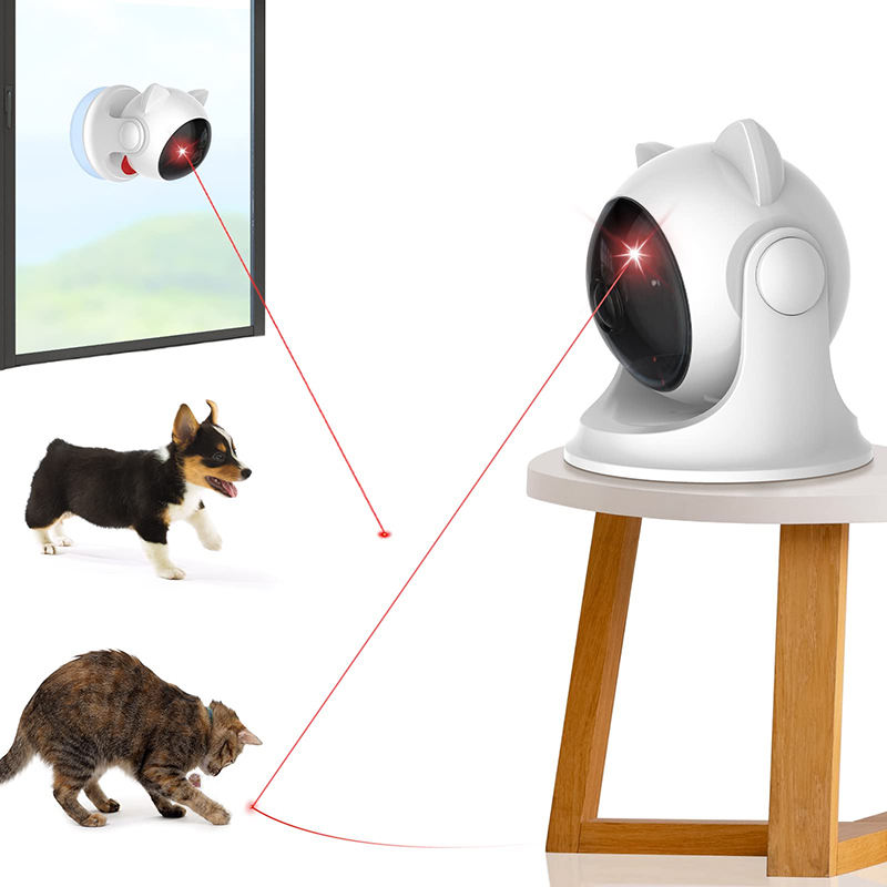 Automatic Smart Rotating Catch Training Cat Toy Interactive Cat Laser Toy Funny Pet Laser Pointer For Indoor