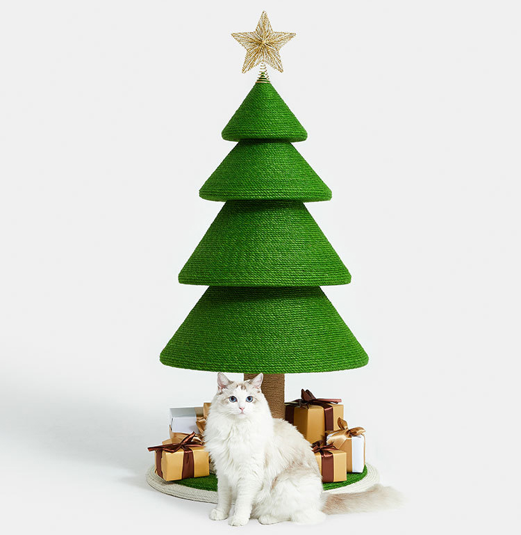 High Quality Wholesale Cat Climbing Tree With Scratches Christmas Cat Tree Cat Scratching Post