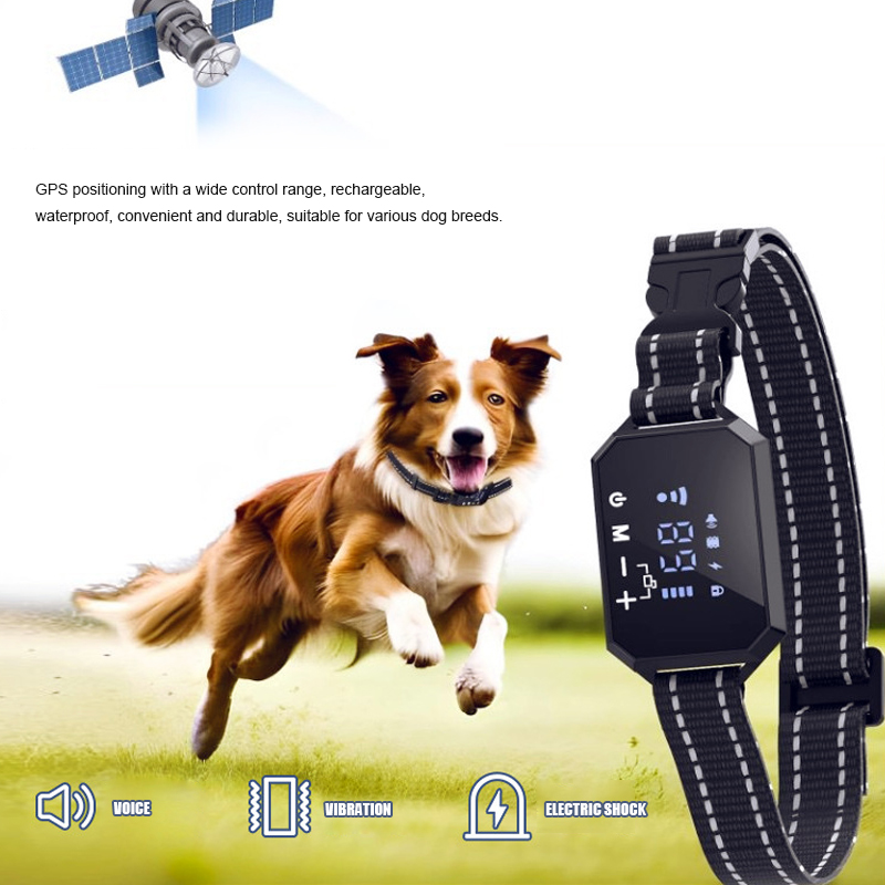 New Arrivals intelligent Waterproof electronic Rechargeable Pet Training Products Wireless Dog Fence Outdoor