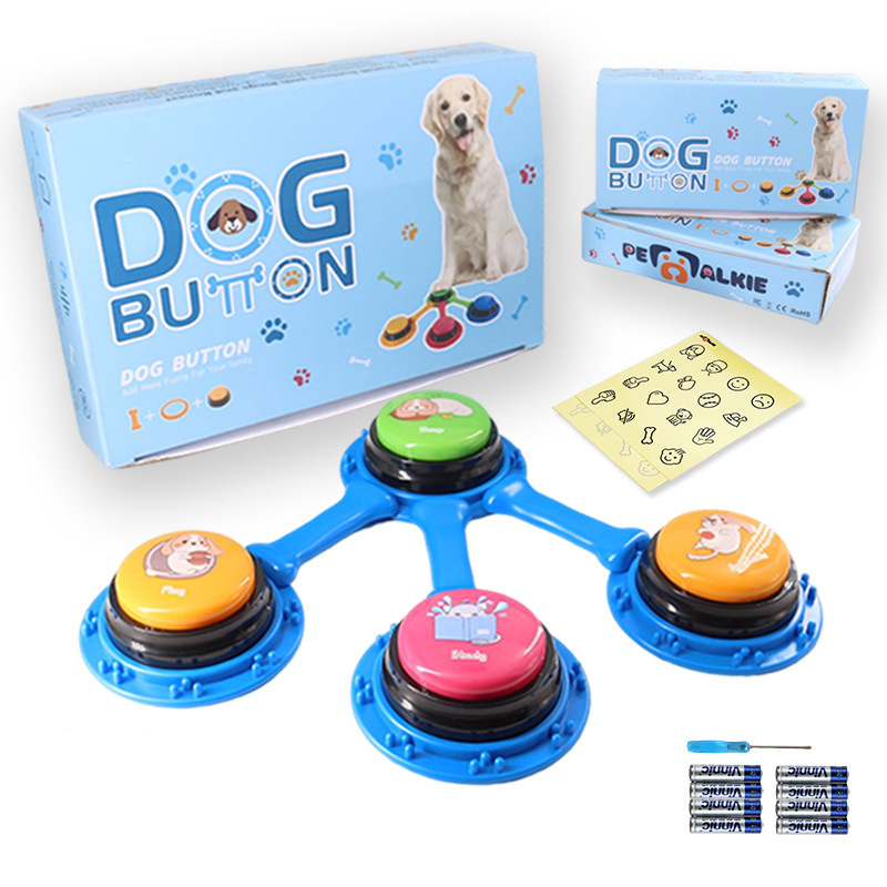 Popular Communication Talk Sound Buttons Recordable Interactive Recordable Dog Buttons For Pets