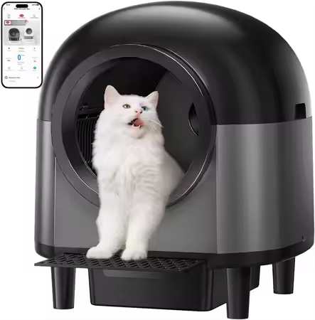 Automatic APP Control Advanced Odor Control Self Cleaning Litter Box with 10 Safety Sensor Radar Electric Smart Cat Litter Boxes